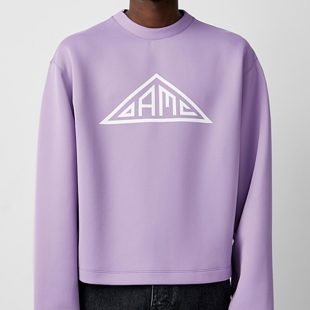 OAMC Pyramid Logo Lilac Sweatshirt